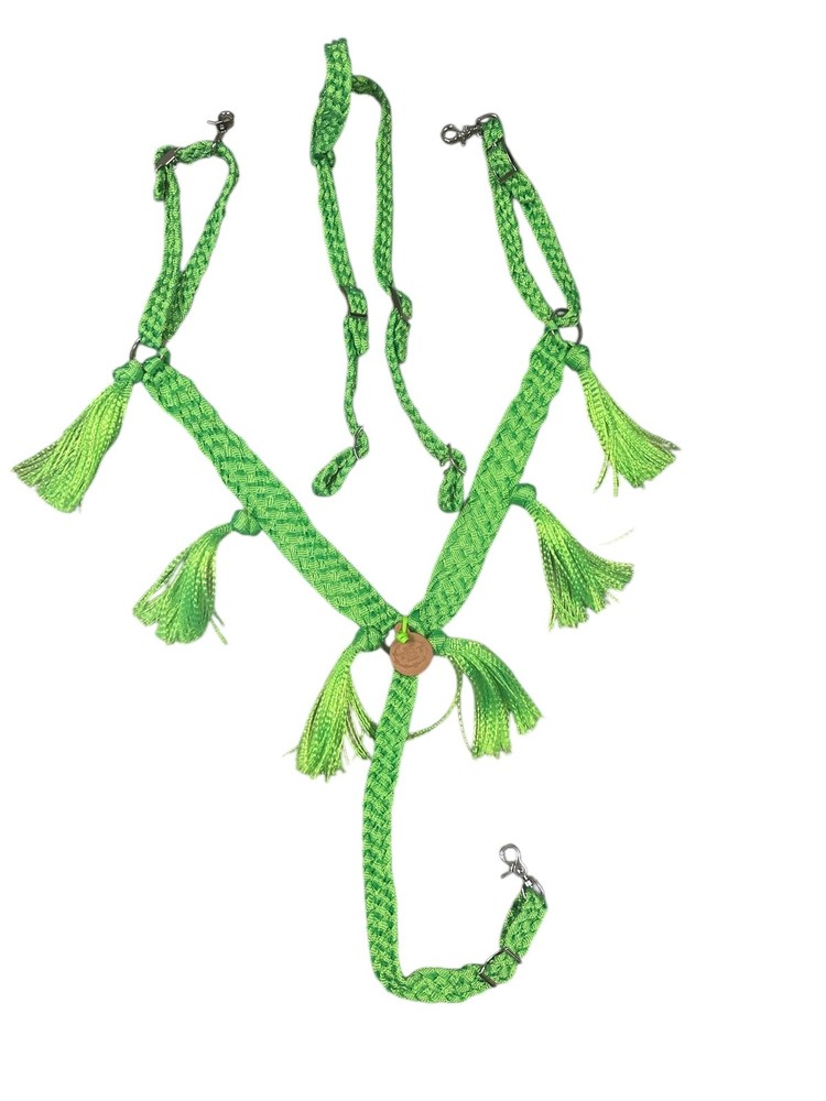 Mule Tape Tripping Collar Set neon green