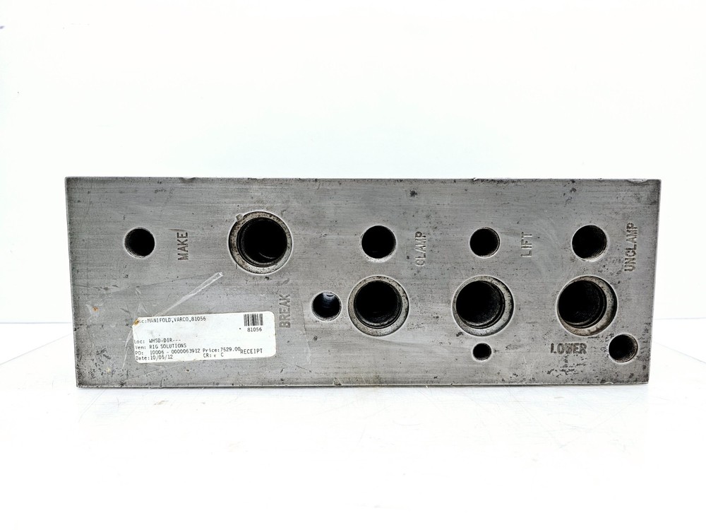 81056 MANIFOLD VARCO RIG SOLUTIONS