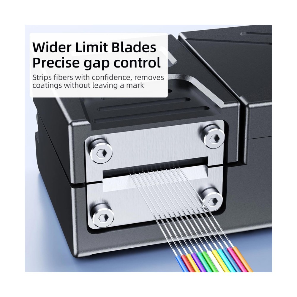 Fiber Optic Thermal Stripper Rechargeable Auto Heating Stripping Tool for Bun...