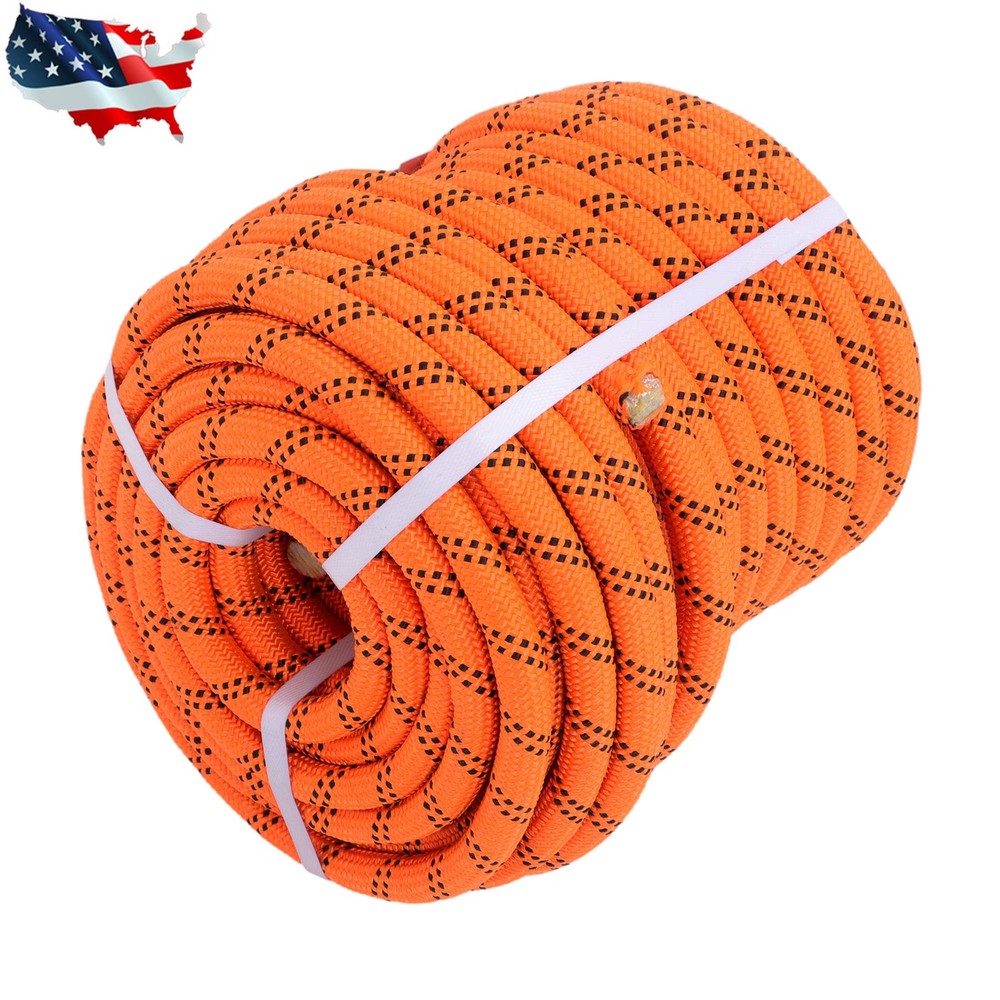 Pulling Rigging Line3/4" × 120' Double Braid Nylon Polyester Arborist Bull Rope