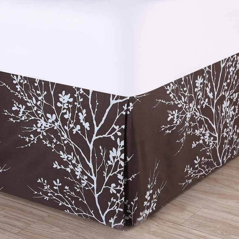 Leaf Reversible Bed in a Bag Set 8-Piece Queen Microfiber Bedding Comforter Set