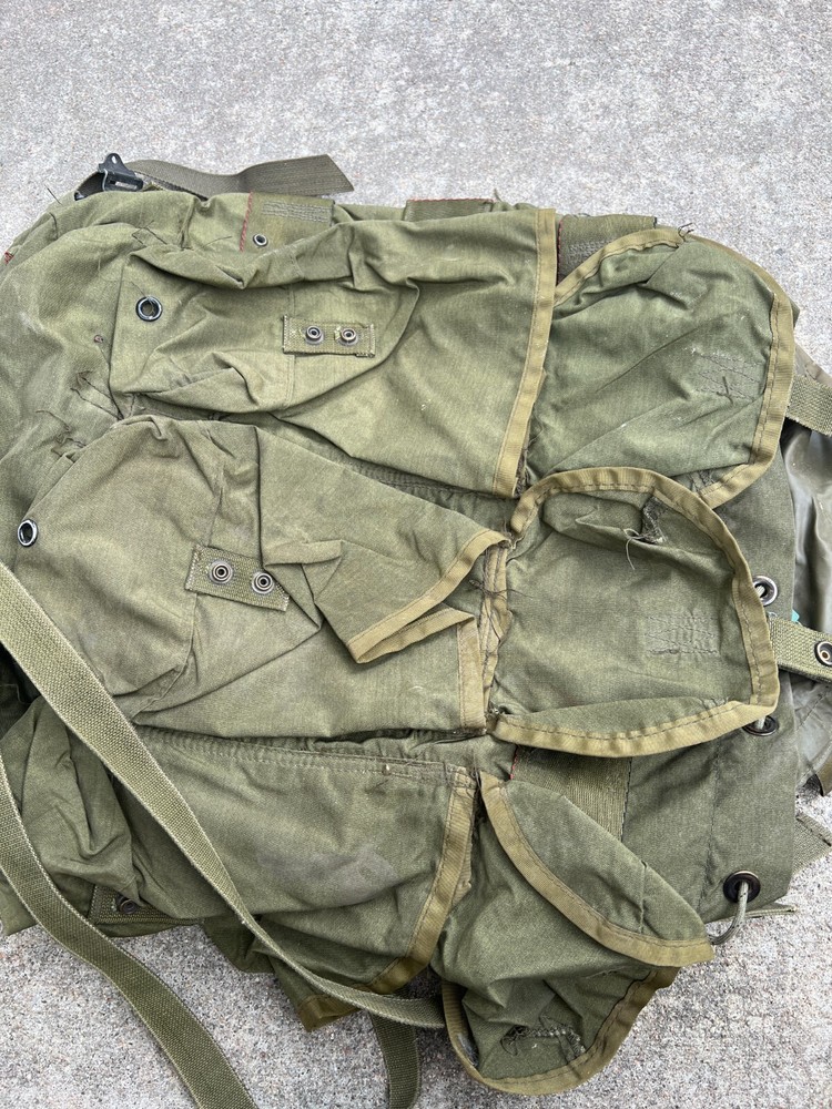 USGI LC-1 Medium ALICE Combat Nylon Field Pack OD Green