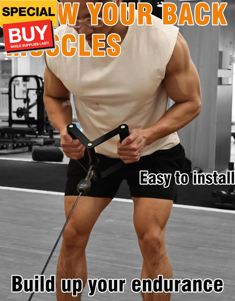 Double D Row Handle,LAT Pull Down Handle,LAT Pulldown Attachments,Close Grip Cab