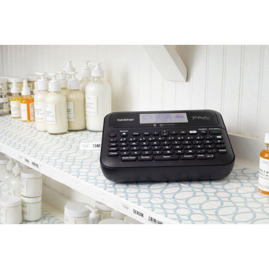 Brother PTD610BT P-touch Label Maker Bluetooth 1" Labels