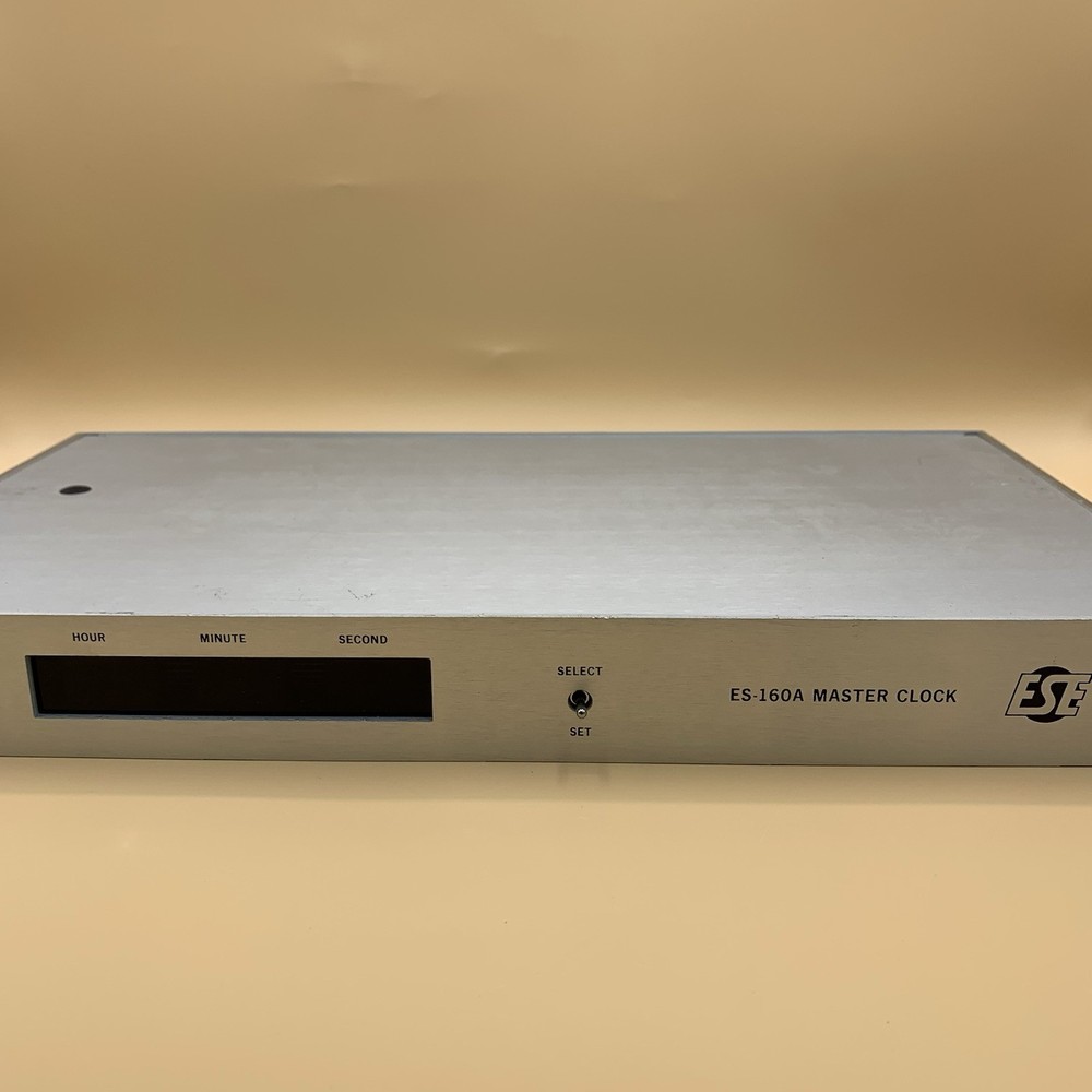 ESE ES-160A Quartz Controlled Master Clock / Time Code Generator
