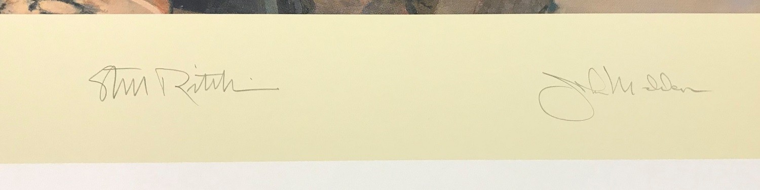 Phantom Fury by Robert Taylor art print signed by Vietnam War Ace Steve Ritchie