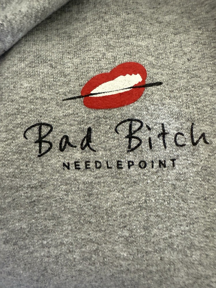 Bad Bitch Needlepoint Sweatpants