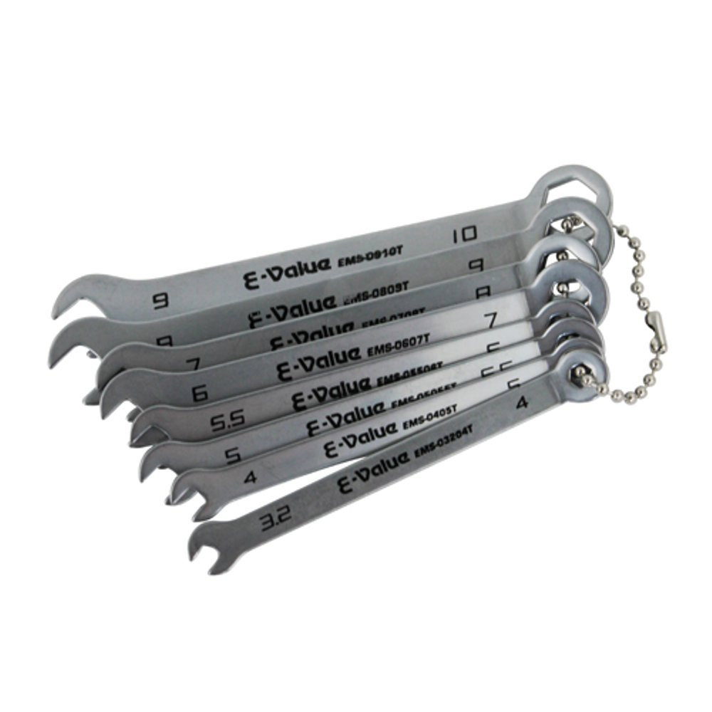 E-Value Mini Slim Wrench set EMS-08TSET