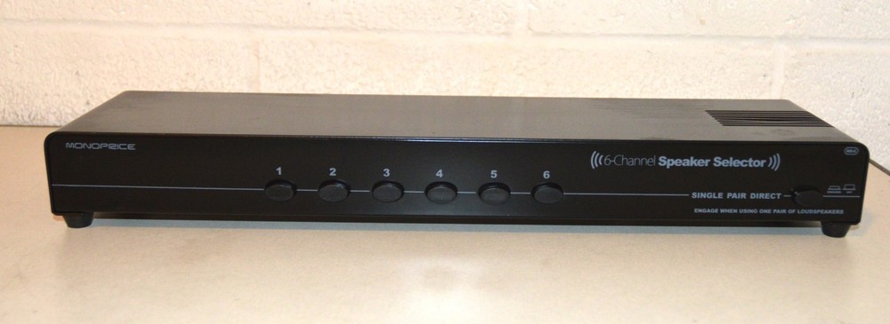 Monoprice 6-Channel Speaker Selector MS-6