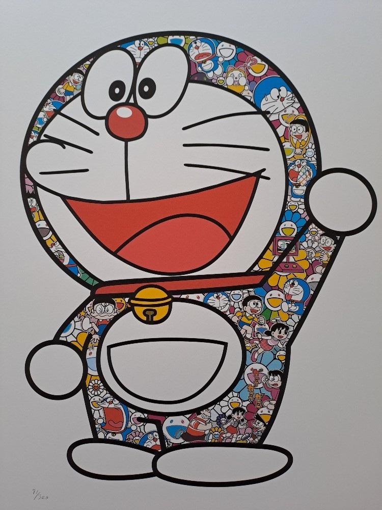 Murakami Takashi Signed - Doraemon: Here We Go! - Certificate