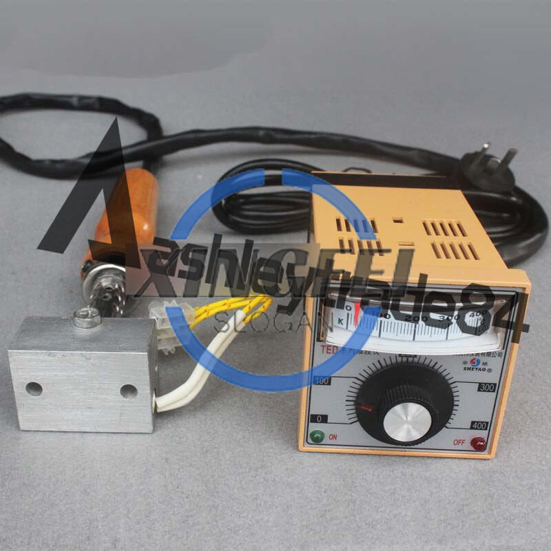 1PCS Manual Hot Foil Stamping Marking Machine Leather PVC Printer/ TEMP Control
