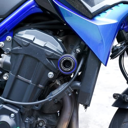 Motorcycle Frame Sliders Falling Crash Protector Guards Compatible With Blue