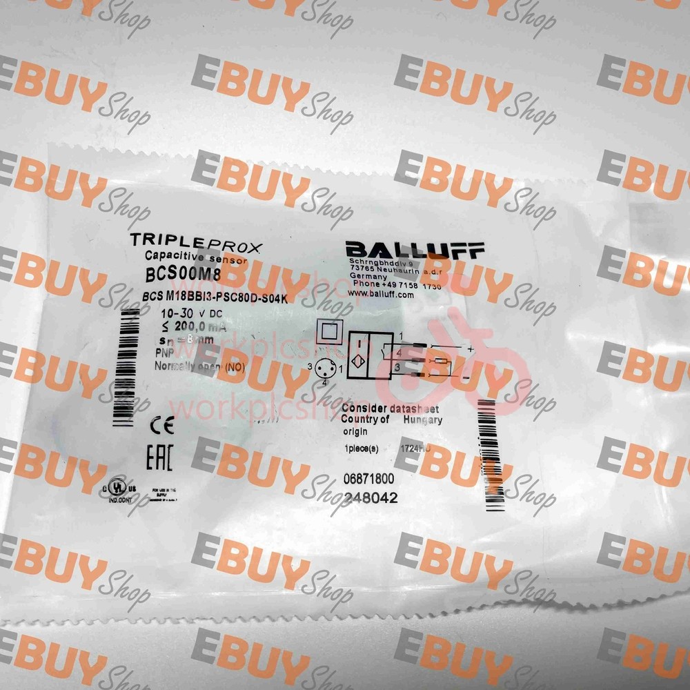 New capacitive sensor BCS00M8 BCS M18BBI3-PSC80D-S04K 10-30VDC
