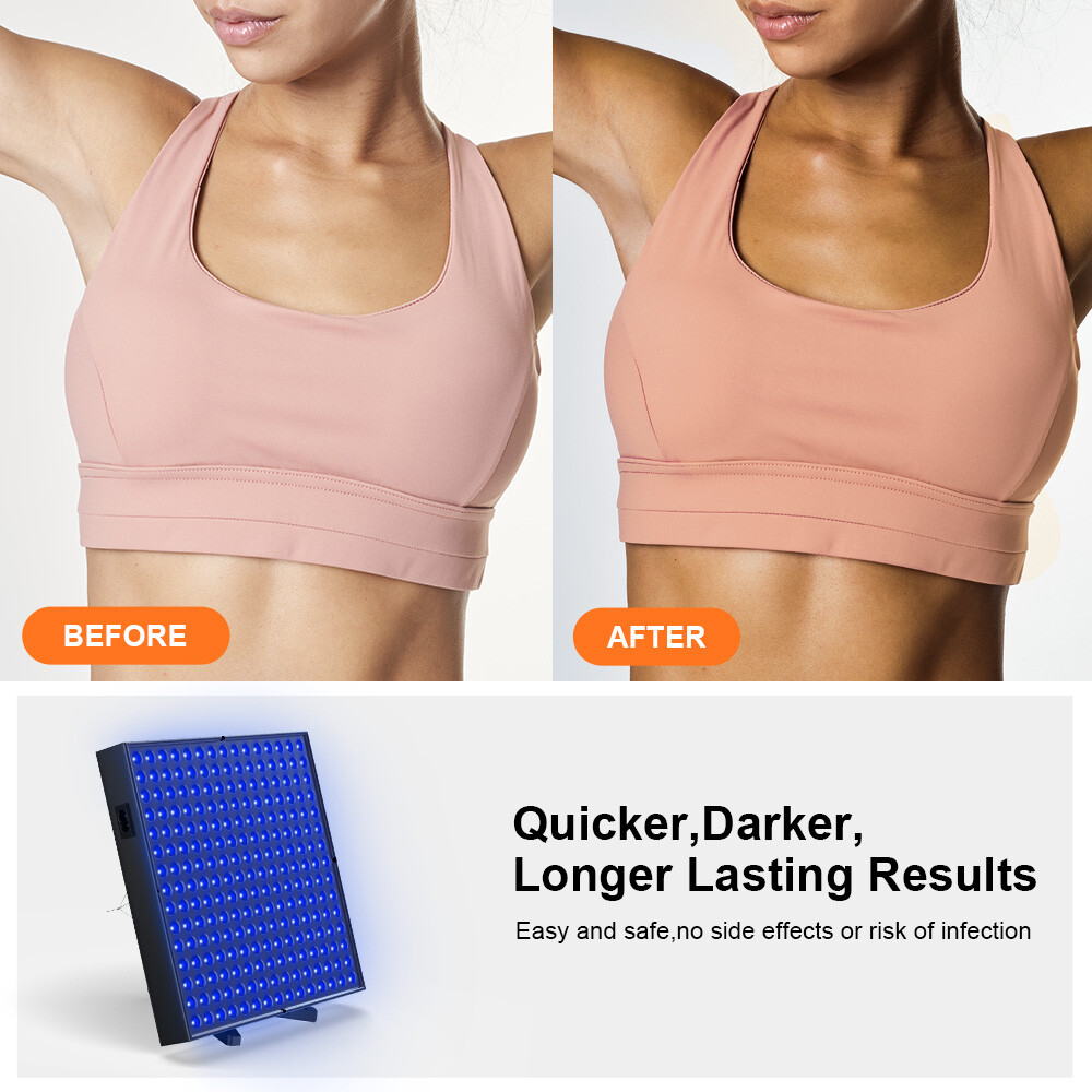 Skin Tanning Lamp 225 Light Solarium Lamp Face Tanner Bronzer Body Facial Lamp