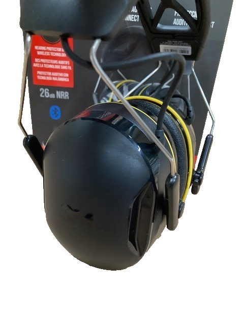 3M Worktunes Wireless Hearing Protector with Bluetooth, Black