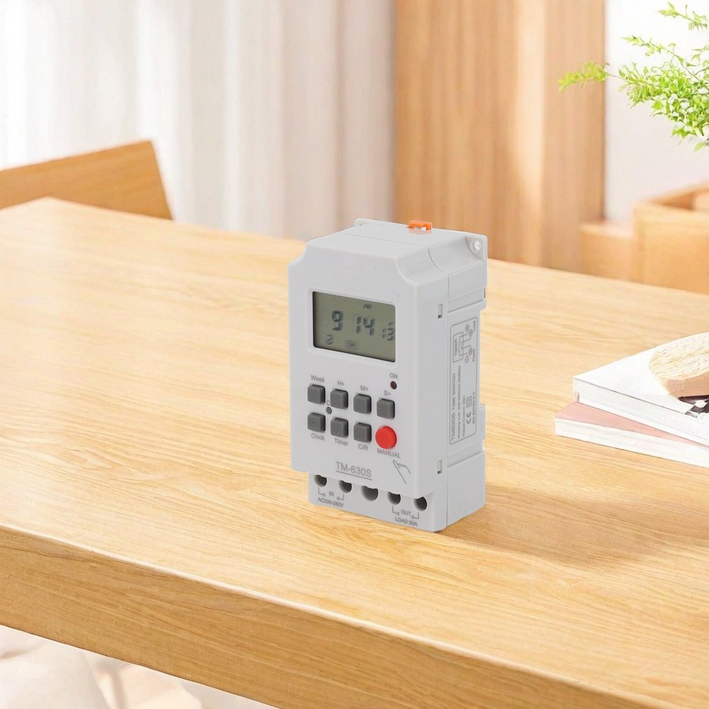 Programmable Timer Controller AC220V LCDDigital Microcomputer Timer TM630S2