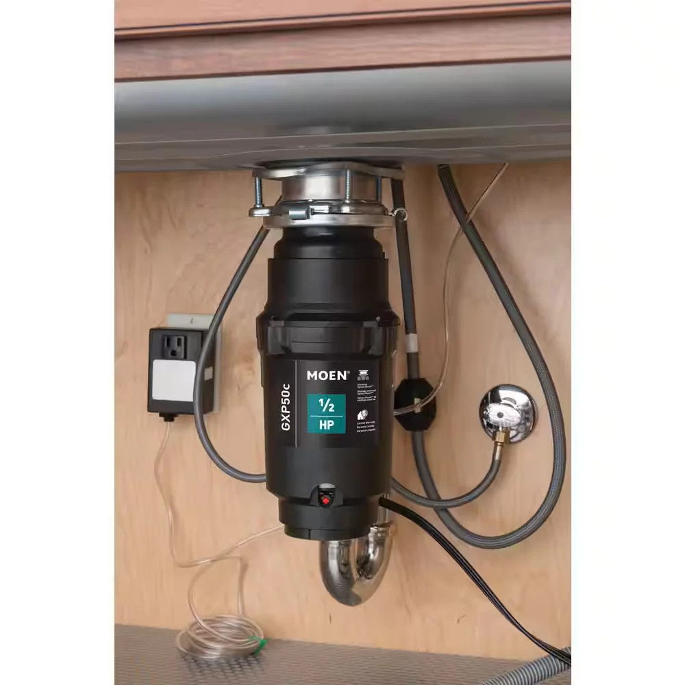 Moen GXP50C 1/2 HP Continuous Feed Garbage Disposal w/ Power Cord