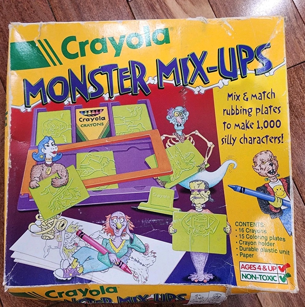 1982 Crayola Monster Mix-ups Set