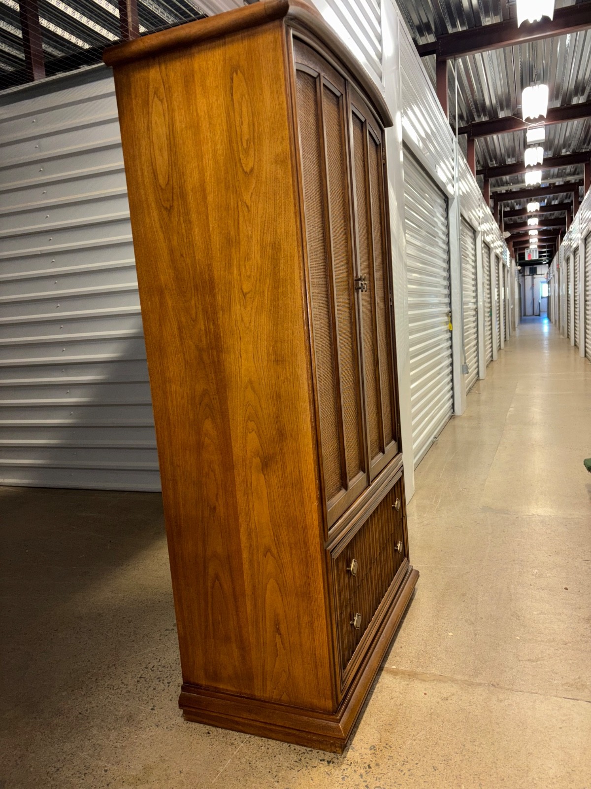 Vintage Mid Century Modern 5 Drawer Gentleman's Chest Armoire by Drexel