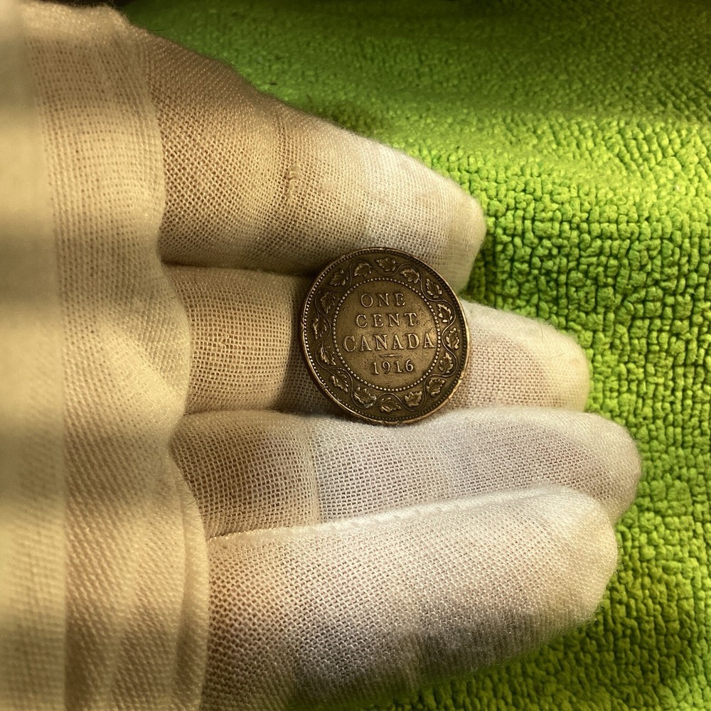 1916 CANADA 🇨🇦 LARGE ONE CENT FREE SHIPPING