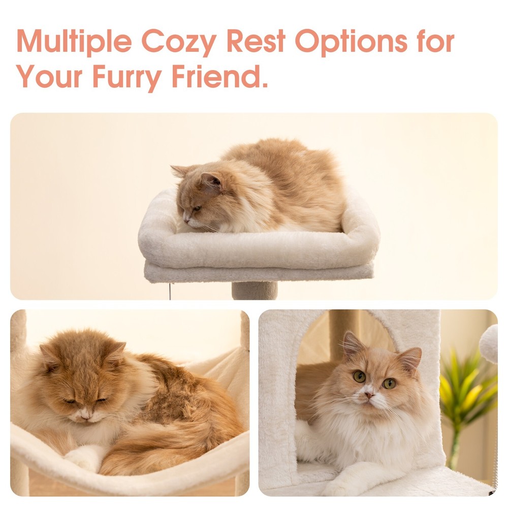 Multi-size Large Cat Tree Cat Tower Condo Activity Center Pet Kitty Supplies.