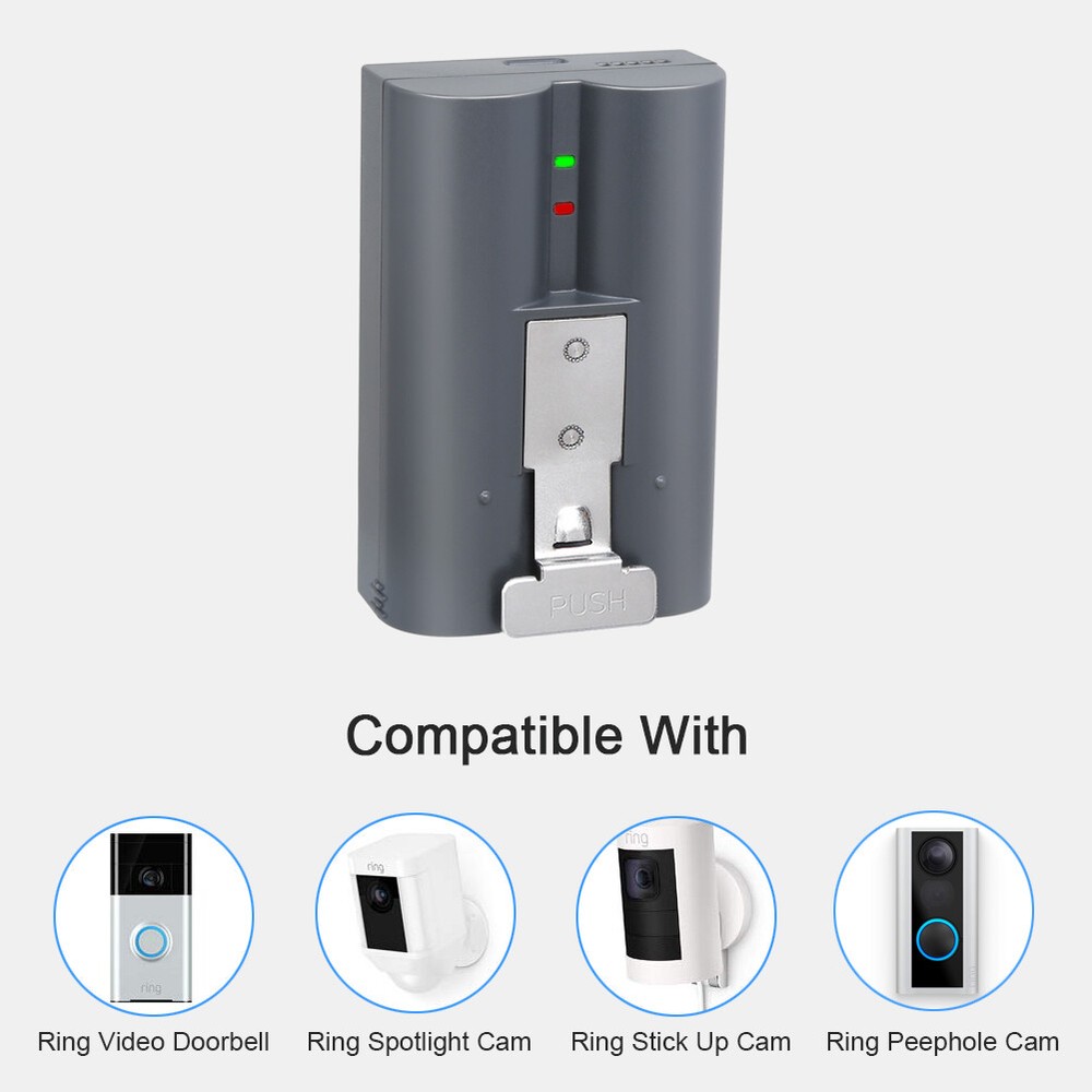 For Ring Video Doorbell Quick Release Rechargeable Battery Pack Sealed Devices