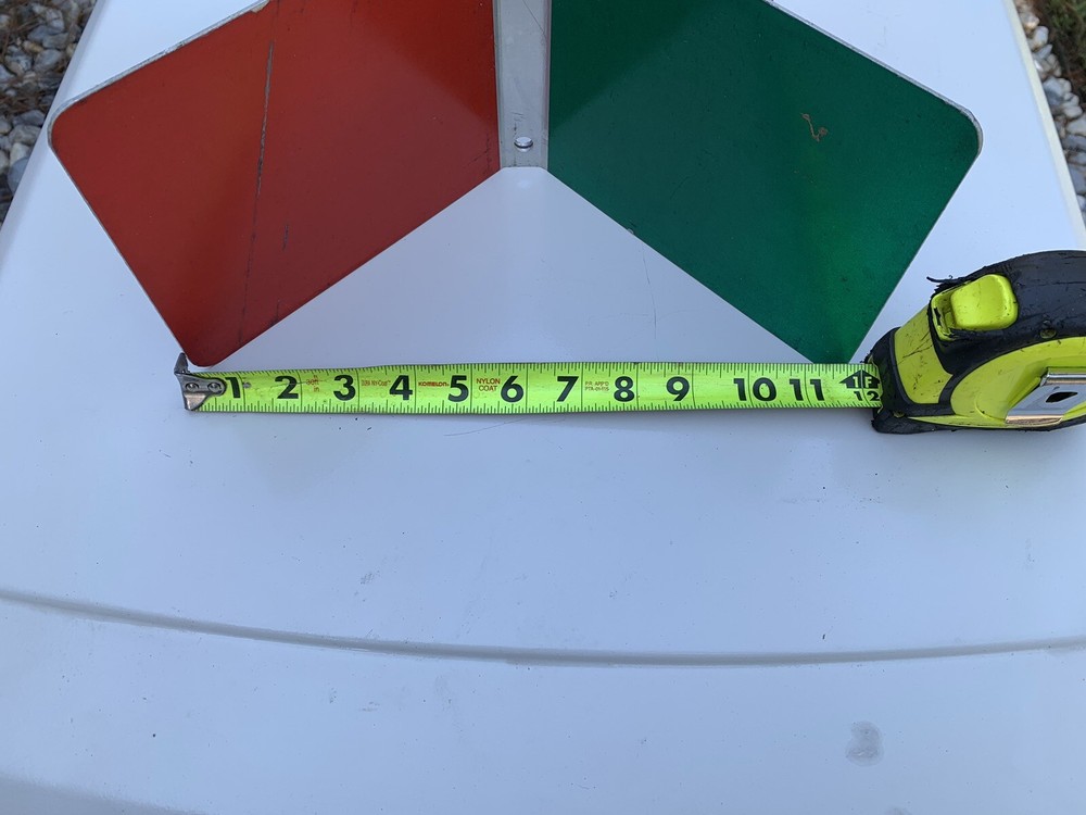 Original Railroad Switch Stand Target ( Aluminum )