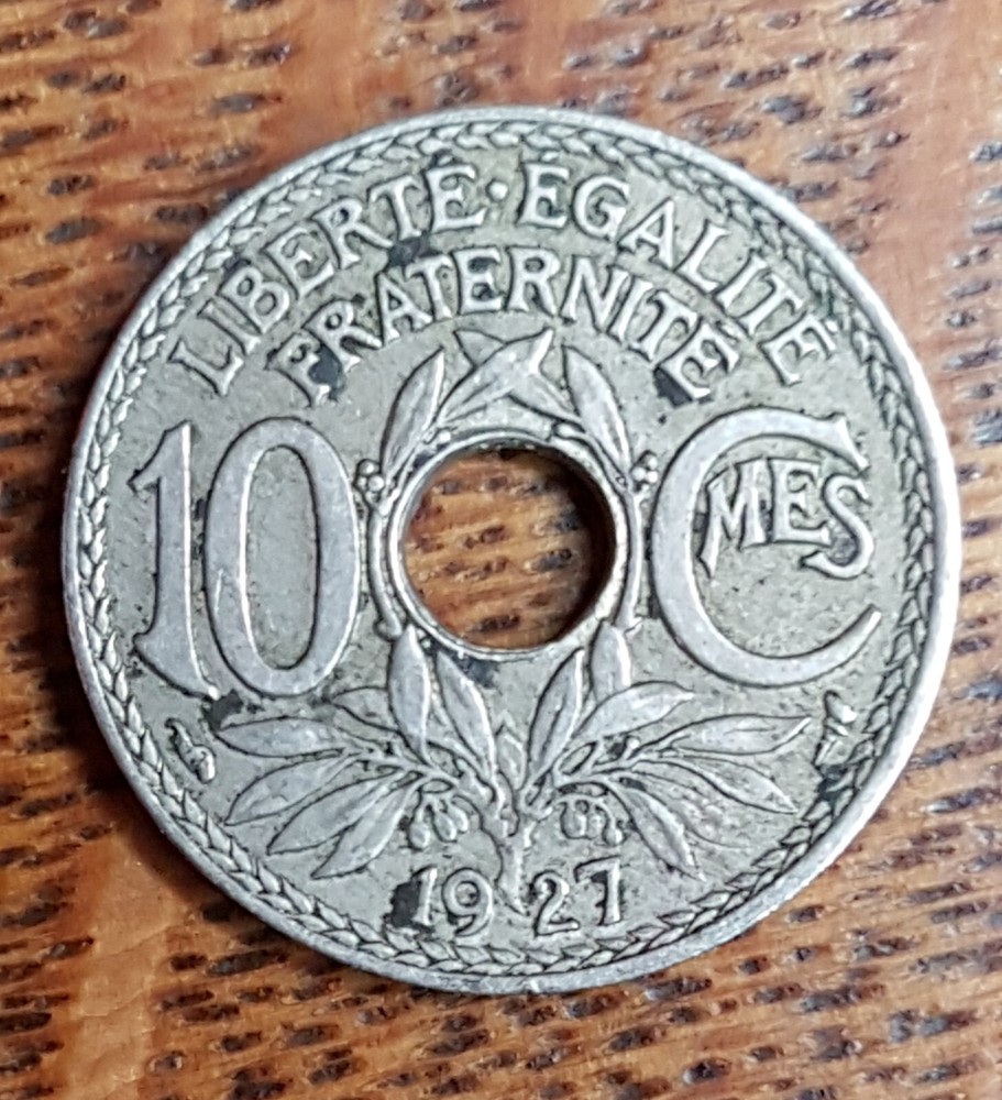 COIN FRANCE 10 CENTIMES 1927
