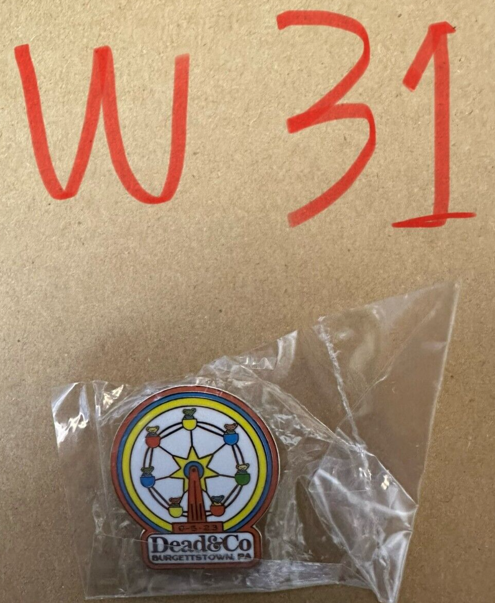 Dead And Company Pin Official 2022-2023 Tour Pin,VA/OH/IL/NY/NC/MA etc. Pick No.