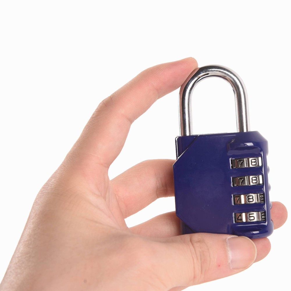 Combination Locks 4 Digit Combination Padlocks Reset for School Gym Locker