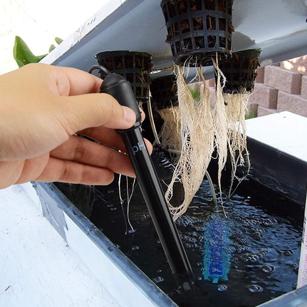 Long Body Ph Electrode with BNC Socket Probe 300Cm Cable 0-14Ph for Ph Meter, Ph