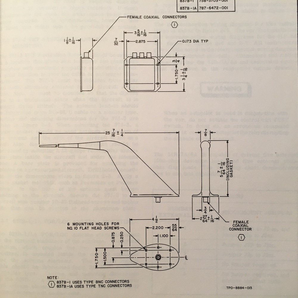 Collins 51R-7A, 51R-8A Install & Service manual