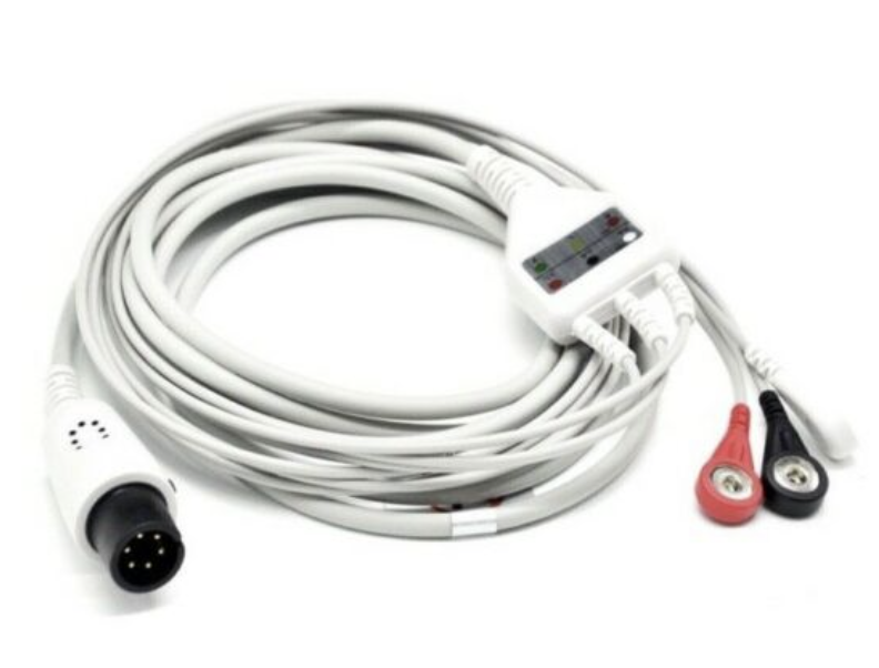 AAMI CRITICARE ECG EKG Cable 6 Pin 3 Snap Compatible- Same Day Shipping