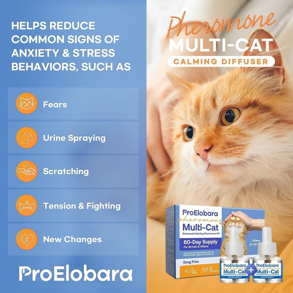 Cat Calming Pheromone Diffuser Kit Cat Calming Pheromones Diffusers for Multicat