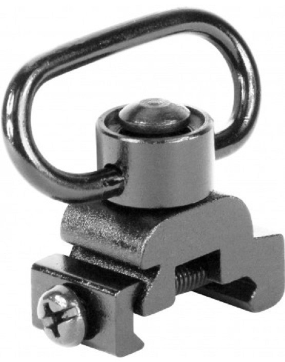 Push Button Sling Swivel Quick Detach Release + Base Fits Weaver & Picatinny