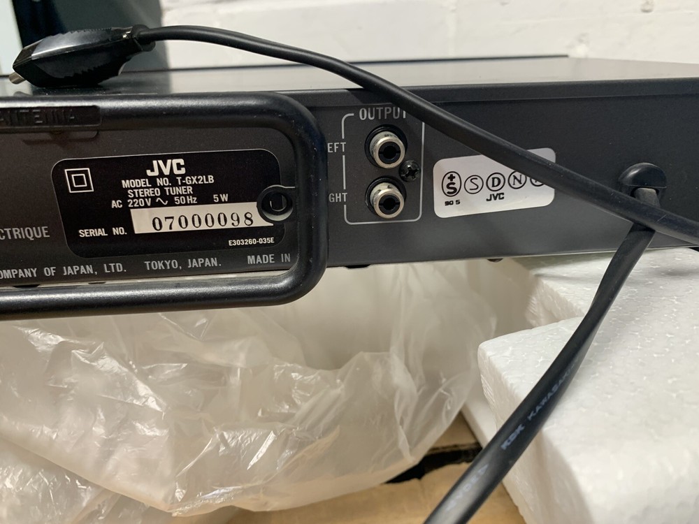 JVC T-GX2LB STEREO TUNER