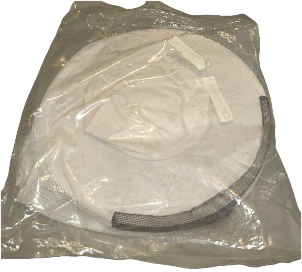 Dadant & Sons Bee Keeper White Head Gear Hat Vail Pullover Elastic/Tie