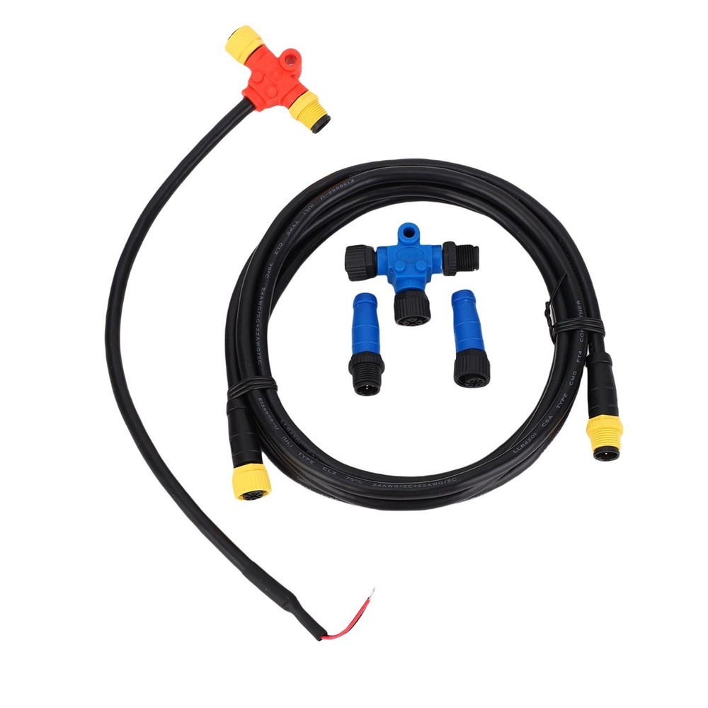 Entry kit M12 5-pin marine grade backbone cable tap cable tee terminal