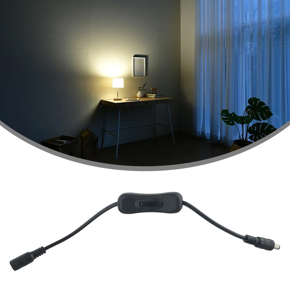 Switch Light Strip On/off Functionality Rocker Switch 5.5x2.1mm 5V-24V