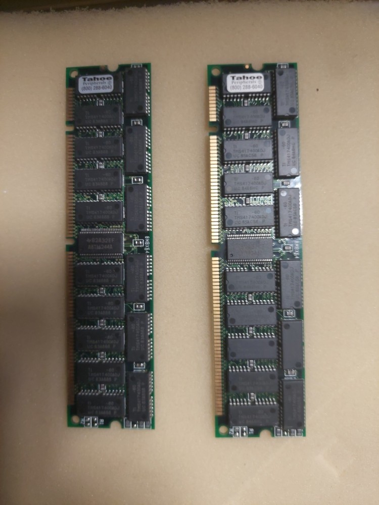 Vintage 8MBx64 SIMM (Single In-line Memory Module)  by Tahoe Peripherals