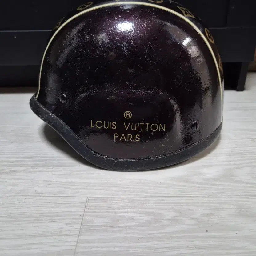 Louis Vuitton Custom Steel Helmet for Interior Decor