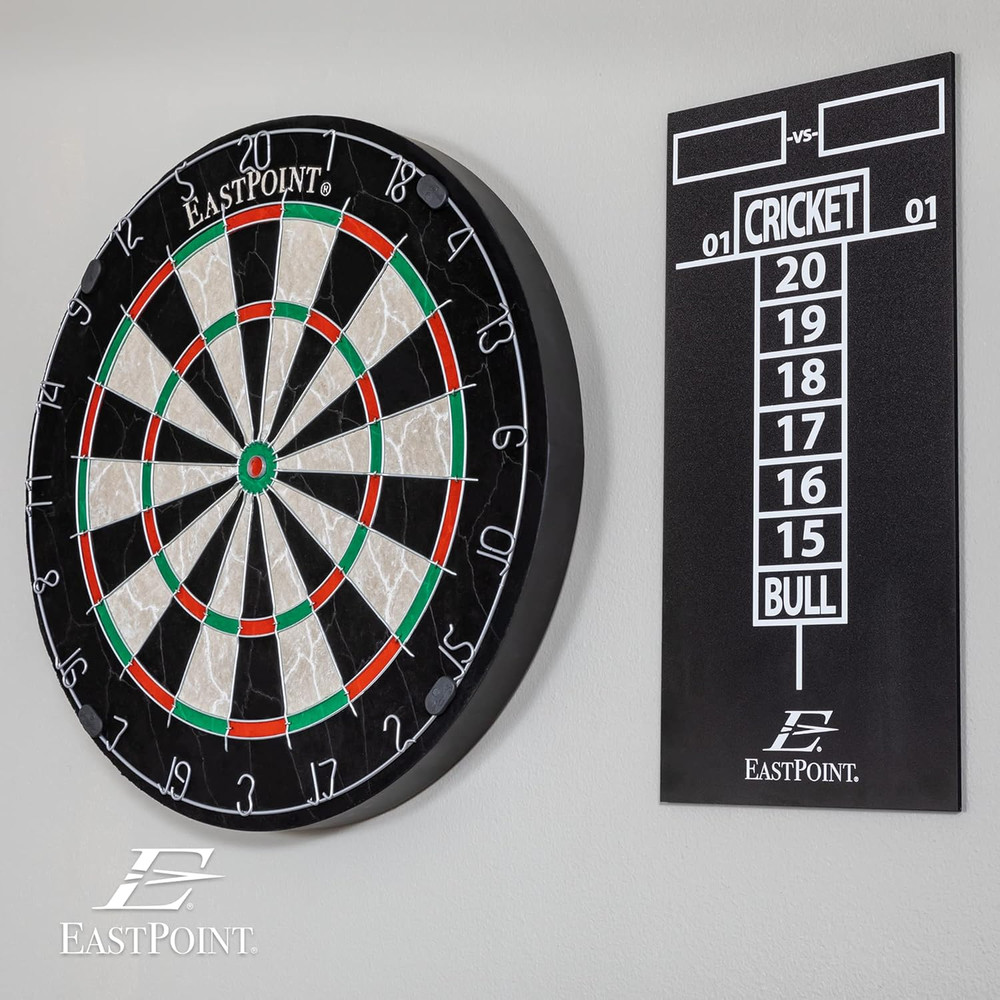 Dartboard with Scoreboard Set - Includes 3 Darts