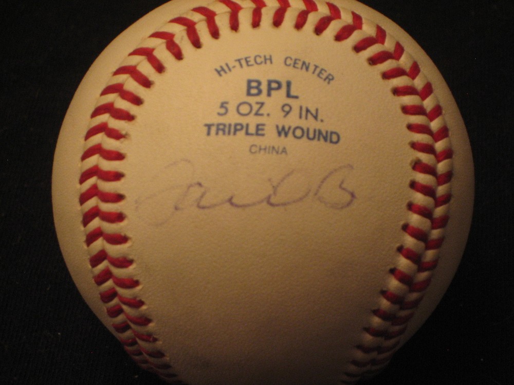 DAVID BELL LEGEND SIGNED AUTOGRAPH OFFICIAL PROFESSIONAL BASEBALL JSA CERTIFIED