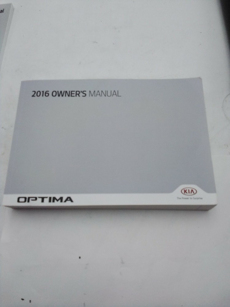 2016 Kia Optima Owner Manual