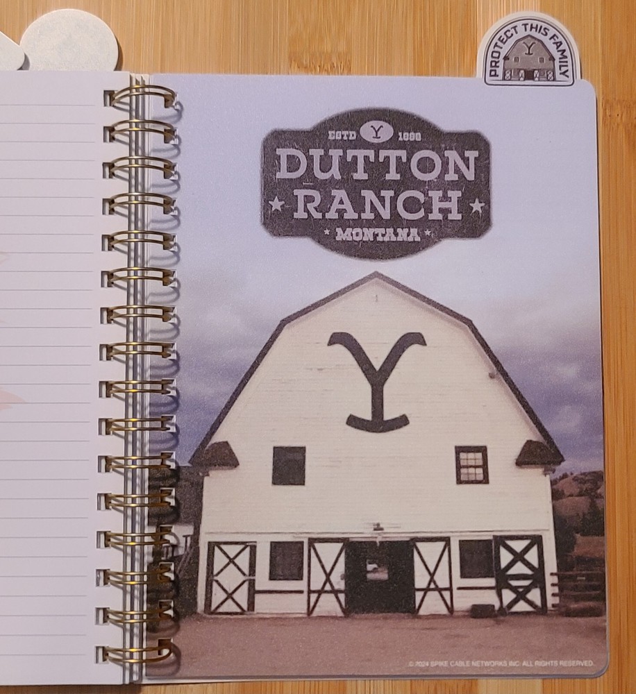 Yellowstone Beth Dutton Spiral Journal Notebook - NEW