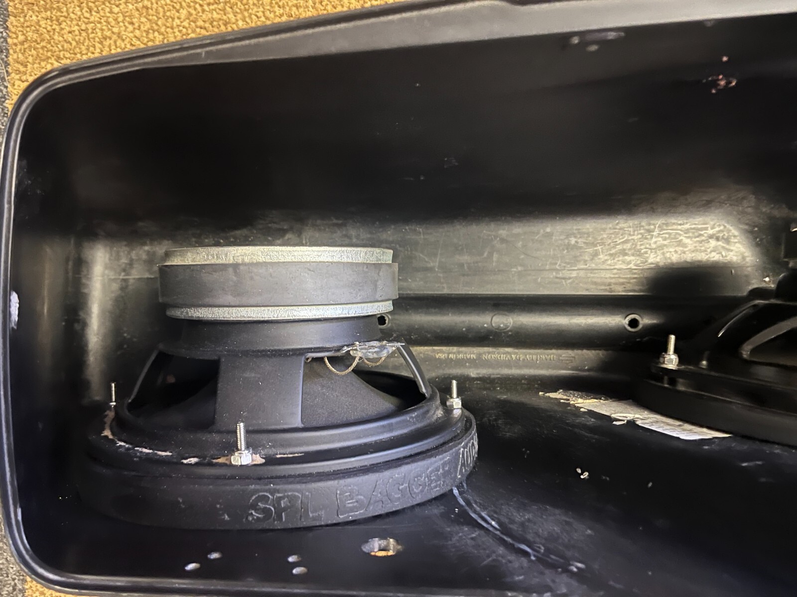 8" Rear Harley Saddlebag Speaker Mounting Ring Adapters 2014-2023