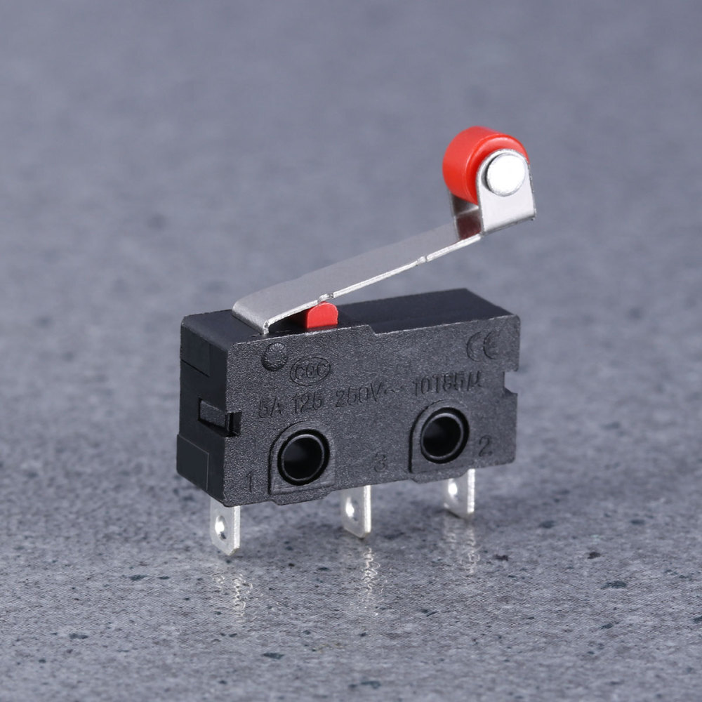 10PCS KW12 Mini Micro Limit Switch Roller Lever Arm SPDT Snap Action Switch