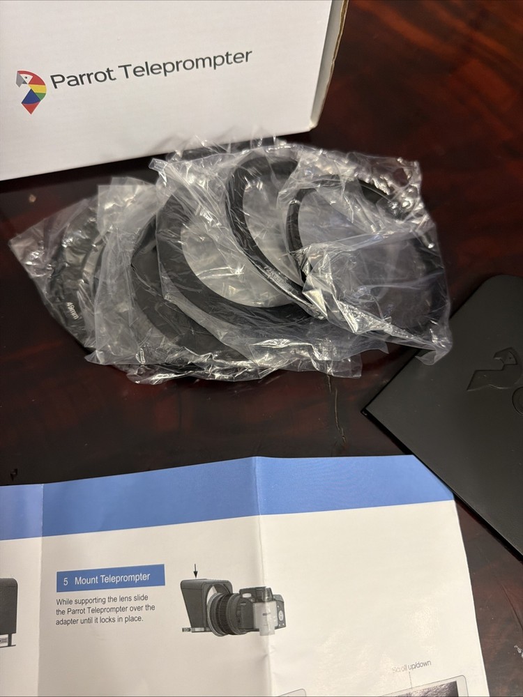 Parrot Teleprompter Used