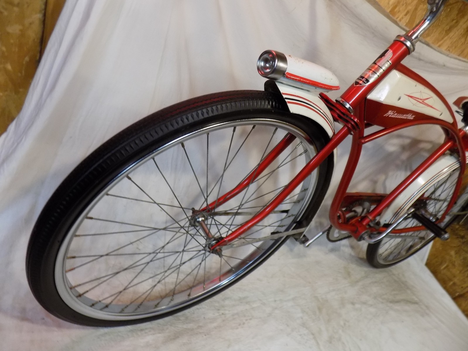 1960s HIAWATHA MENS TANK BIKE SPACELINER SEARS FLITELINER JC HIGGINS MURRAY JET!