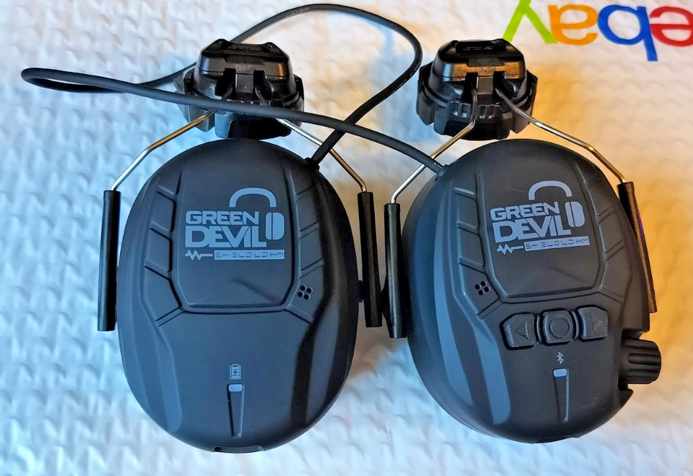 GREEN DEVIL Bluetooth Hearing Protection Ear Muffs For Safety Helmet Hard Hat